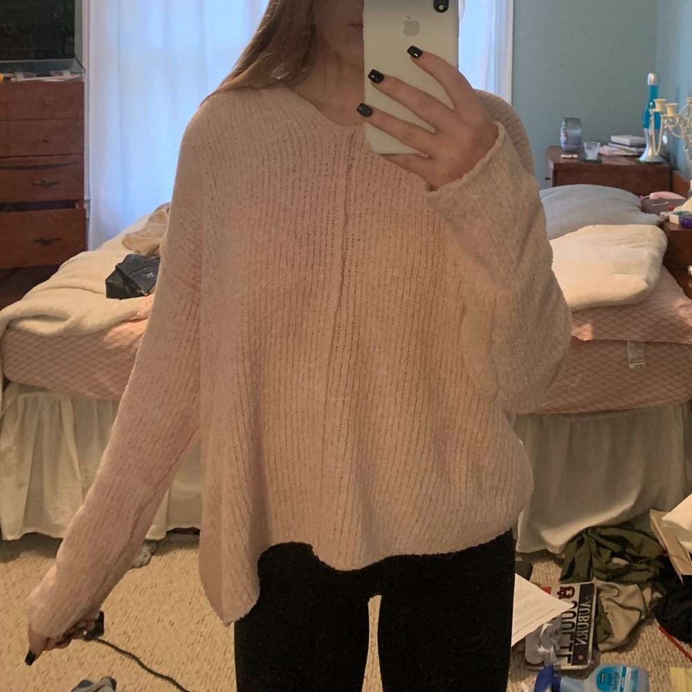 Pink sweater
